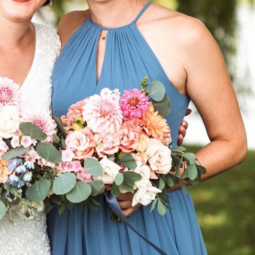 Bill Levkoff style 7002 in Slate blue - size 8